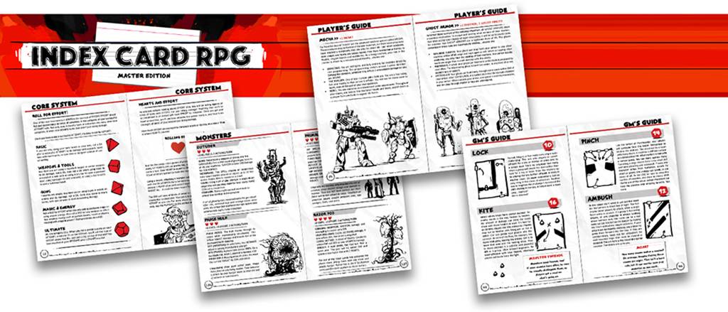 Graphic for Index Card RPG